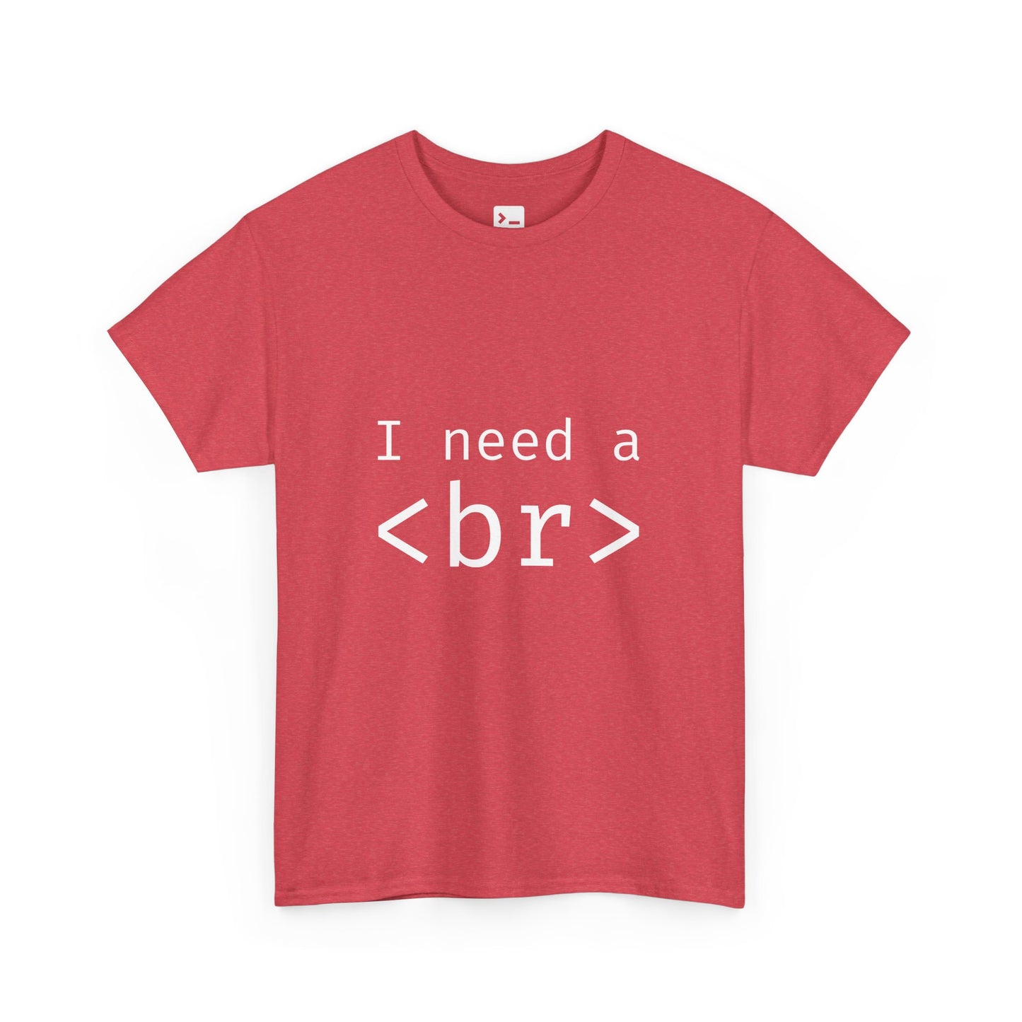 I Need a Break Unisex Heavy Cotton Tee - Relaxing Casual T-Shirt